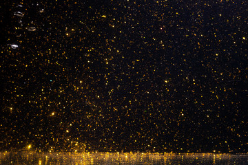 Abstract of christmas and bokeh light with glitter background © Fedoruk