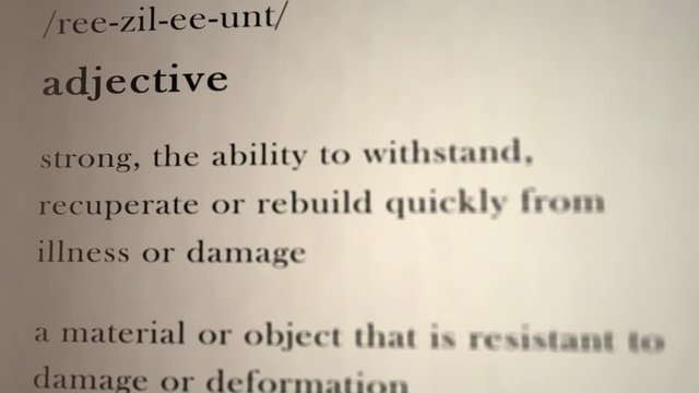 Resilient Definition