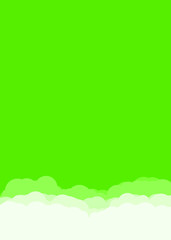 Abstract Color Clouds Sky Generative Art background illustration