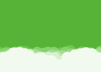 Obraz premium Abstract Color Clouds Sky Generative Art background illustration