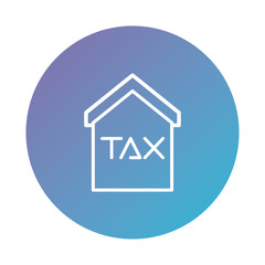 house with tax obligation degraded style