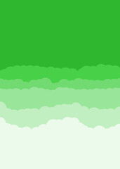 Obraz premium Abstract Color Clouds Sky Generative Art background illustration