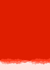 Abstract Color Clouds Sky Generative Art background illustration