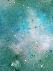 blue abstract fractal background 3d rendering illustration