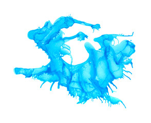 Hand painted background. Alcohol ink stain creative texture. Marbled surface. Abstract blot. Free-flowing paints