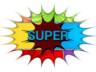 Comic elegant funny concept