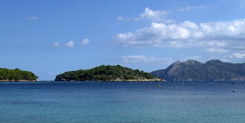 Formentor Beach in Mallorca Island