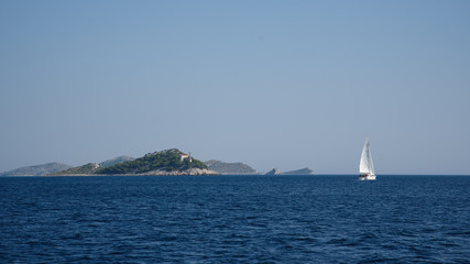 Fototapeta premium Kornati national park islands view