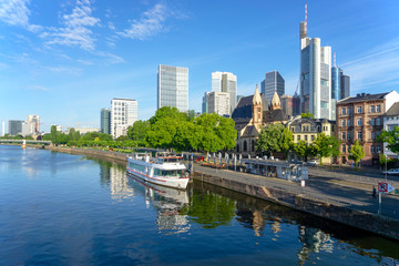 Fototapeta na wymiar Frankfurt financial district