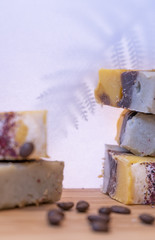 Hand made soap. Made with love. 