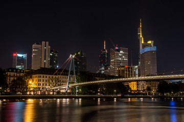 Fototapeta na wymiar Frankfurt by night