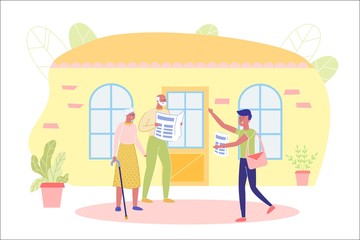 Teenager Work Postman for Making Pocket Money.