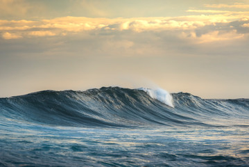 Waves at sunset, Sydney Australia