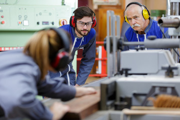 portrait of 2 woodwork apprentices