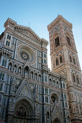 Detail of the facade of the Florence Cathedral