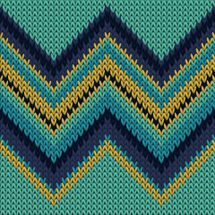Bright zig zal lines knit texture geometric  - obrazy, fototapety, plakaty