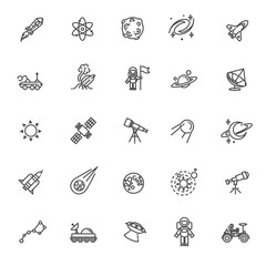 Astronomy, Astrology and Space icons