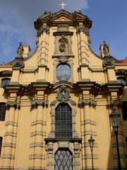 Fototapeta na wymiar Prague, Czech Repub., St. Josef Church in Mala Strana