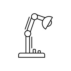 Office lamp icon. Simple line, outline vector elements of office tool icons for ui and ux, website or mobile application