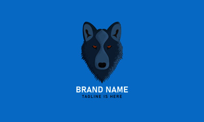 Wolf Logo vector Design 