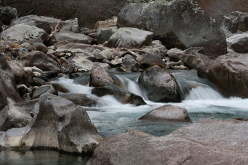 fiume moesa in grigioni, Svizzera