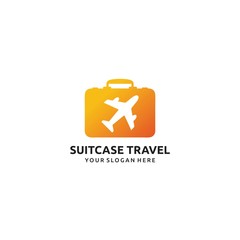 Suitcase Travel Logo