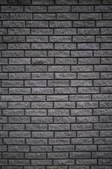Wall of gray bricks. Pattern of grey brick wall for background and textured, Seamless grey brick wall background