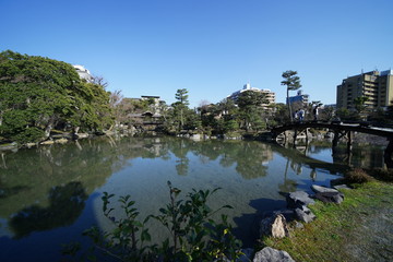 Fototapeta na wymiar 京都の庭園の風景