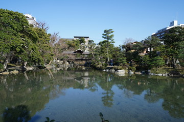 Fototapeta na wymiar 京都の庭園の風景
