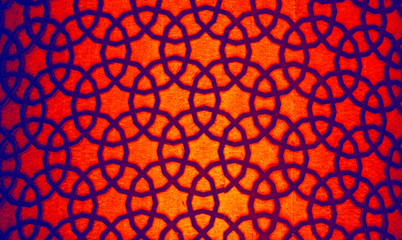 Floral art pattern example of the Ottoman time