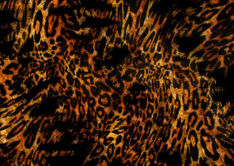 abstract leopard skin texture design