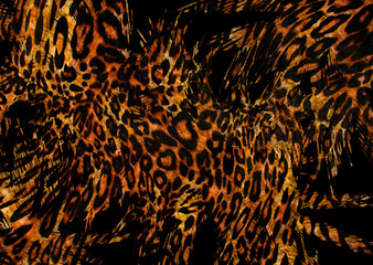 abstract leopard skin texture design