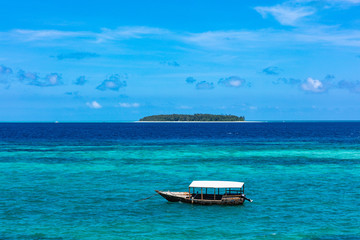 indian ocean seascape Unguja Zanzibar Island Tanzania East Africa