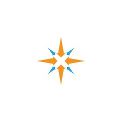 Star logo vector icon design