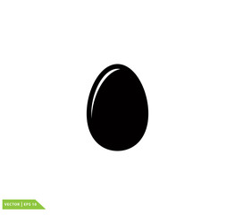 Egg icon vector logo template
