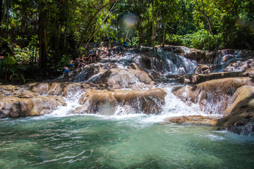 Dunn's Waterfalls in Jamaica 