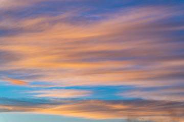 Lake Tahoe, California Sunset Sky & Clouds