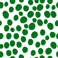 Colorful Hand-painted polka dot pattern variation