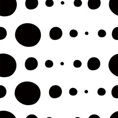 Hand-painted Aligned polka dot pattern variation