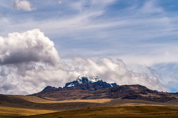 Fototapeta na wymiar Andes Mountains Peru Highlands