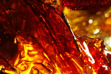 Macro of caramelized sugar texture