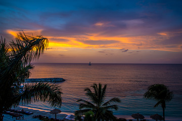 Tropical Jamaican Sunset