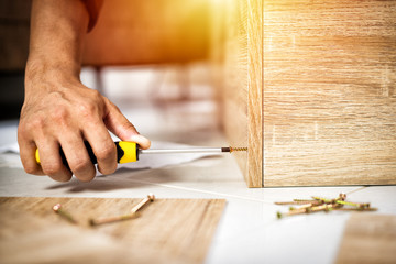 Assembling new furniture