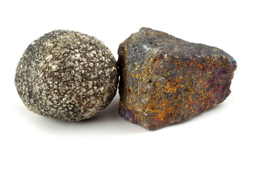 Pyrite and chalcopyrite