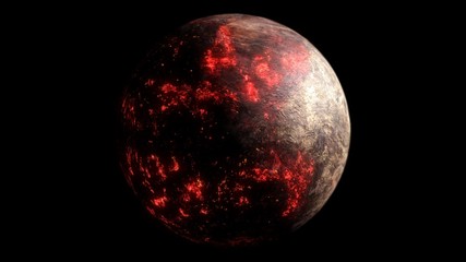 Lava Planet - 3D Rendering