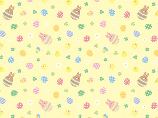 かわいい　イースター　パターン © へんみ