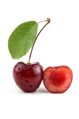 Cherry with a half