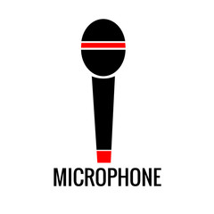 vector illustration microphone