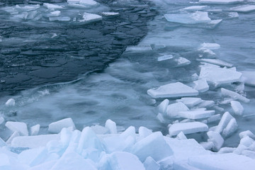 ice on lake