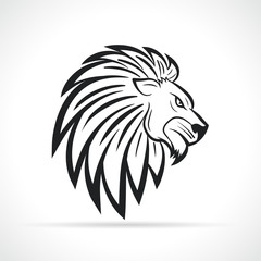Vector lion head design symbol